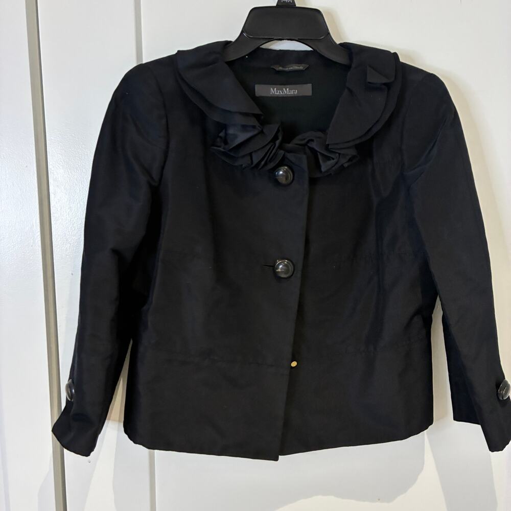 VTG MaxMara Dark Blue Cropped Jacket